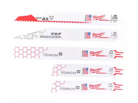 MILWAUKEE PUUKKOSAHANTERÄ SARJA 5P - Puukko- ja kuviosahanterät - 49222205 - 1